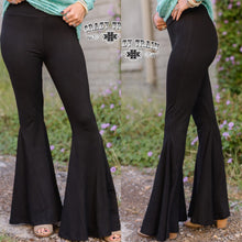 Load image into Gallery viewer, LETS GO GIRLS FLARES {{BLACK}}