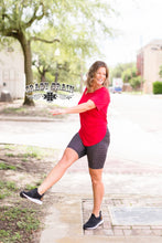 Load image into Gallery viewer, BLACK W/ SILVER STARS - BIKER BABE SHORTS