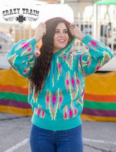 Load image into Gallery viewer, Highway Blues Knit Hoodie
