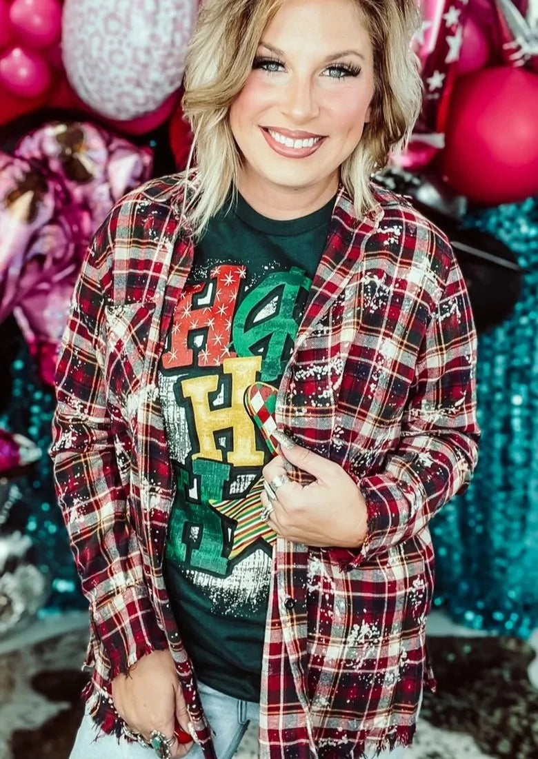 RAW FLANNEL TOP