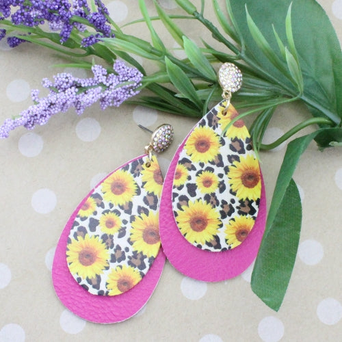 SUNFLOWER EARRINGS