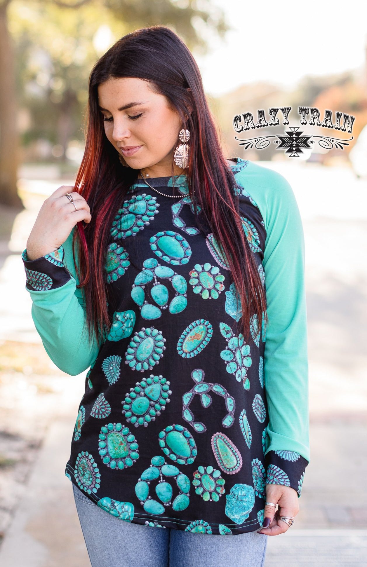 Turquoise Junkie Top