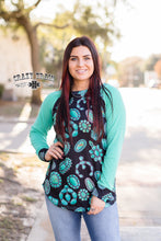 Load image into Gallery viewer, Turquoise Junkie Top
