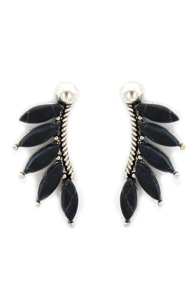 BLACK MONET EARRINGS