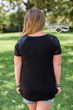 Load image into Gallery viewer, MIDNIGHT LEOPARD TEE

