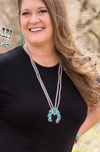 Load image into Gallery viewer, DOUBLE TAKE NECKLACE ** TURQ
