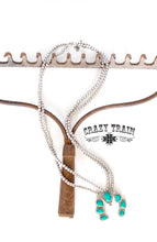 Load image into Gallery viewer, DOUBLE TAKE NECKLACE ** TURQ
