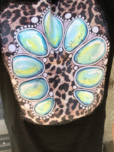 Load image into Gallery viewer, Leopard Turquoise Stone Tee
