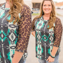 Load image into Gallery viewer, GIDDY WILD MESH RAGLAN
