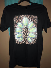 Load image into Gallery viewer, Leopard Turquoise Stone Tee

