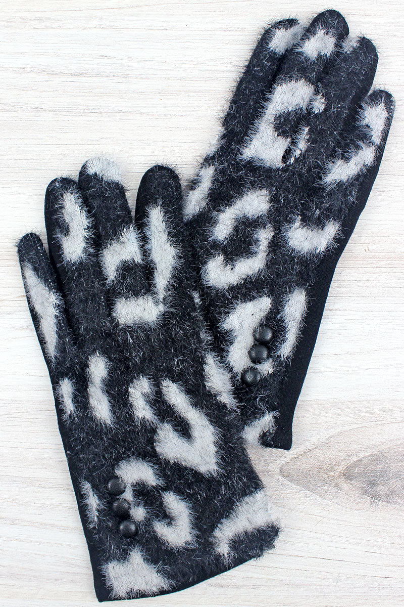 SMART TOUCH LEOPARD GLOVES